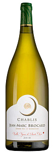 Белое Сухое Вино Chablis Vieilles Vignes Jean-Marc Brocard 2020 г. 1.5 л