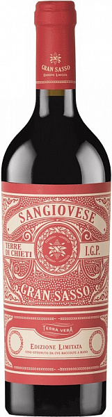 Вино Gran Sasso Sangiovese Terre di Chieti 0.75 л