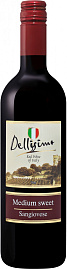 Вино Dellisimo Sangiovese Medium Sweet 0.75 л