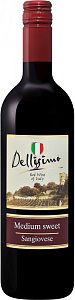 Красное Полусладкое Вино Dellisimo Sangiovese Medium Sweet 0.75 л