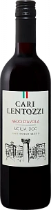 Красное Сухое Вино Cari Lentozzi Nero d'Avola Sicilia DOC Villa Degli Olmi 0.75 л