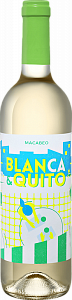 Белое Сухое Вино Blanca & Quito 2020 г. 0.75 л