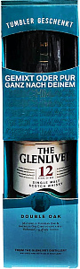 Виски The Glenlivet 12 Years Old with glass 0.7 л Gift Box