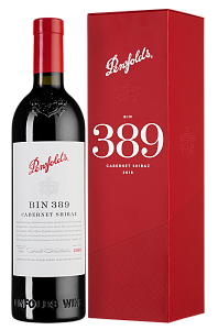 Красное Сухое Вино Penfolds Bin 389 Cabernet Shiraz 2018 г. 0.75 л Gift Box