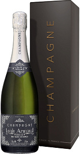 Белое Брют Шампанское Louis Armand Premier Cru Blanc de Blancs Brut Champagne AOC 0.75 л в подарочной упаковке