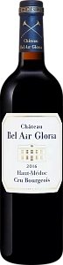Красное Сухое Вино Chateau Bel Air Gloria Cru Bourgeois Haut Medoc AOC 2016 г. 0.75 л