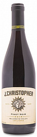 Вино J. Christopher Willamette Valley Pinot Noir 2016 г. 0.75 л