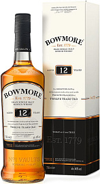 Виски Bowmore 12 Years Old Single Malt 0.7 л Gift Box