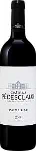 Красное Сухое Вино Chateau Pedesclaux Pauillac AOC 2016 г. 0.75 л
