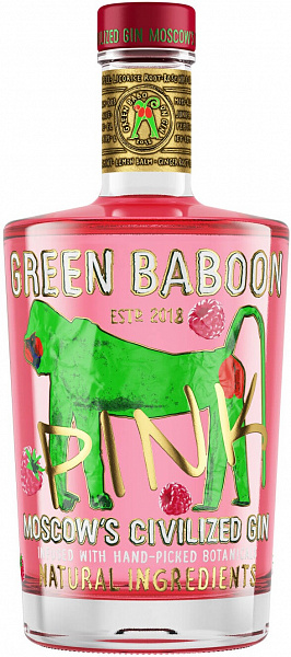 Джин Green Baboon Pink 0.5 л