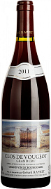 Вино Gerard Raphet Clos de Vougeot Grand Cru 2011 г. 0.75 л