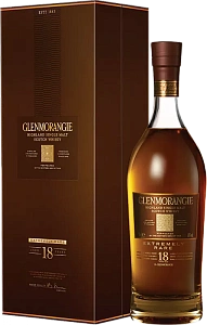 Виски Glenmorangie Extremely Rare Highland Single Malt Scotch Whisky 18 Years Old 0.7 л в подарочной упаковке