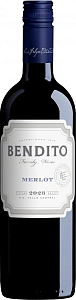 Красное Сухое Вино Bendito Merlot Valley Central DO 0.75 л