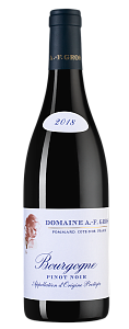Красное Сухое Вино Bourgogne Pinot Noir Domaine Anne-Francoise Gros 2018 г. 0.75 л