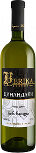 Белое Сухое Вино Marniskari Berika Tsinandali 0.75 л