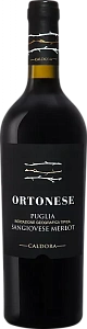 Красное Полусухое Вино Ortonese Sangiovese Merlot Puglia IGT Caldora 0.75 л