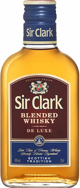 Виски Sir Clark Blended Whisky 0.2 л