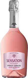 Белое Брют Игристое вино Sensation Pinot Grigio Rose 0.75 л