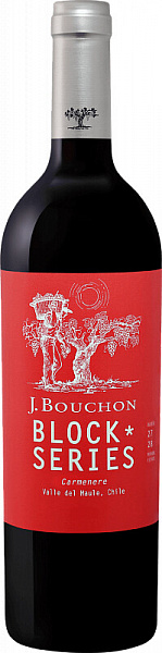 Вино J. Bouchon Block Series Carmenere 0.75 л