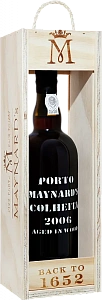 Красное Сладкое Портвейн Maynard's Porto DO Colheita 2006 Barao De Vilar Vinhos 0.75 л в подарочной упаковке