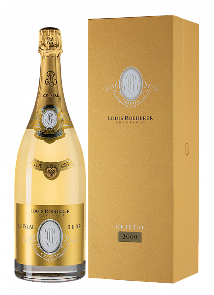 Шампанское Louis Roederer Cristal 2005 г. 1.5 л Gift Box