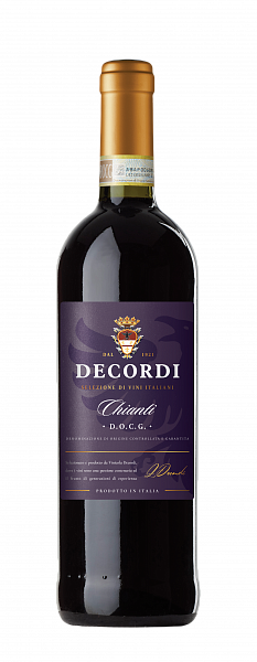 Вино Chianti DOCG Decordi 2020 г. 0.75 л