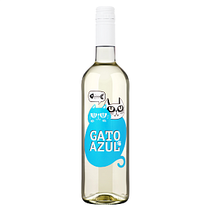 Белое Полусухое Вино Gato Azul White 0.75 л