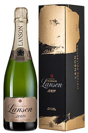 Шампанское Lanson Gold Label Brut Vintage 2009 г. 0.75 л Gift Box