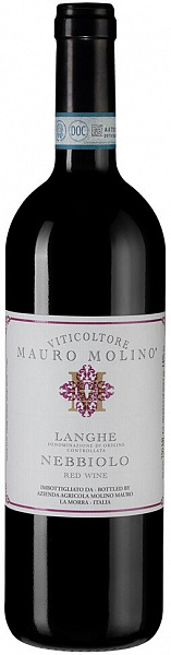 Вино Langhe Nebbiolo Mauro Molino 2021 г. 0.75 л