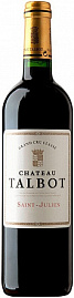 Вино Chateau Talbot 2019 г. 0.75 л