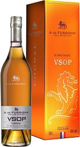 Коньяк A. de Fussigny Cellar Blend VSOP 0.5 л в подарочной упаковке