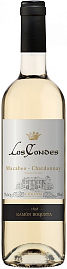 Вино Los Condes Macabeo-Chardonnay 0.75 л