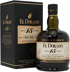 Ром El Dorado Special Reserve 15 Years Old 0.7 л в подарочной упаковке