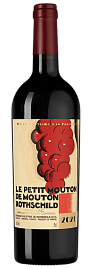 Вино Le Petit Mouton de Mouton Rothschild Chateau Mouton Rothschild 2021 г. 0.75 л