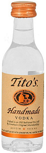 Водка Tito's Handmade Vodka 0.05 л