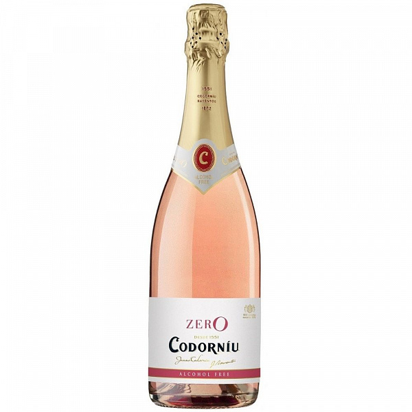 Игристое вино безалкогольное Codorniu Zero Rose 0.75 л