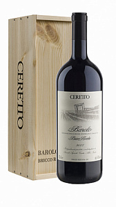 Красное Сухое Вино Ceretto Barolo Bricco Rocche 2013 г. 1.5 л Gift Box