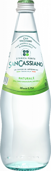 Вода негазированная San Cassiano Glass 0.75 л
