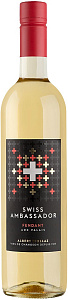 Белое Сухое Вино Swiss Ambassador Fendant 0.75 л