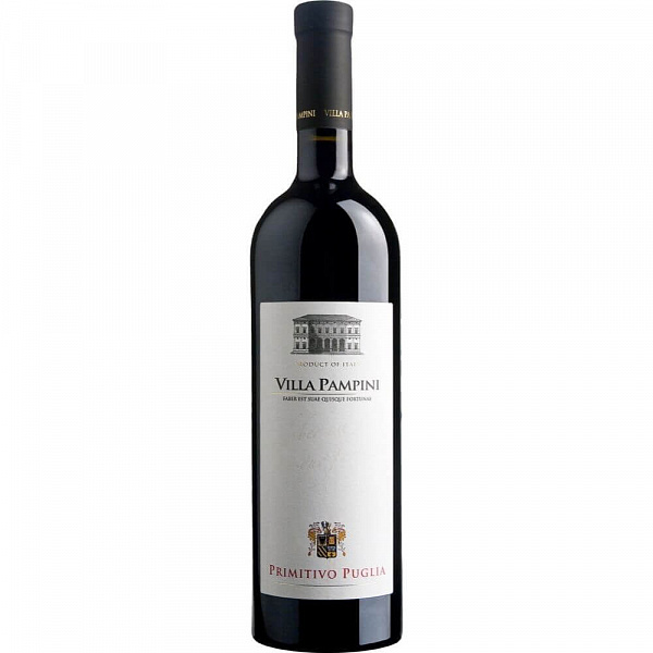 Вино Cevico Villa Pampini Primitivo 2020 г. 0.75 л