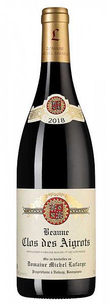 Вино Beaune Premier Cru Clos des Aigrots 2019 г. 0.75 л