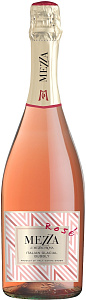 Розовое Экстра драй Игристое вино Mezza di Mezzacorona Rose Extra Dry Vigneti delle Dolomiti IGT 0.75 л