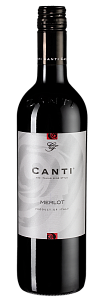 Красное Полусухое Вино Canti Merlot Demi Sec 0.75 л