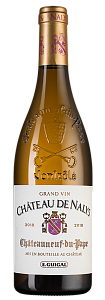 Белое Сухое Вино Chateauneuf-du-Pape Chateau de Nalys Blanc 2018 г. 0.75 л