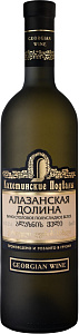 Белое Полусладкое Вино Кахетинские подвалы Алазанская Долина Белое Матовая Бутылка 0.75 л