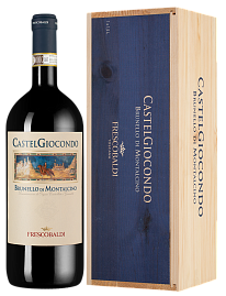 Вино Brunello di Montalcino Castelgiocondo Frescobaldi 2019 г. 1.5 л в подарочной упаковке