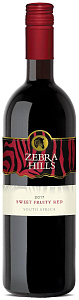 Красное Полусладкое Вино Zebra Hills Smooth Red 0.75 л