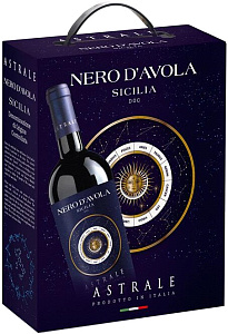 Красное Сухое Вино Astrale Nero d'Avola Sicilia DOC 2 л Bag-in-box