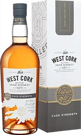 Виски West Cork Cask Strength Blended Irish Whiskey 0.7 л в подарочной упаковке