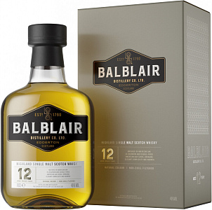 Виски Balblair 12 Years Old 0.7 л в подарочной упаковке